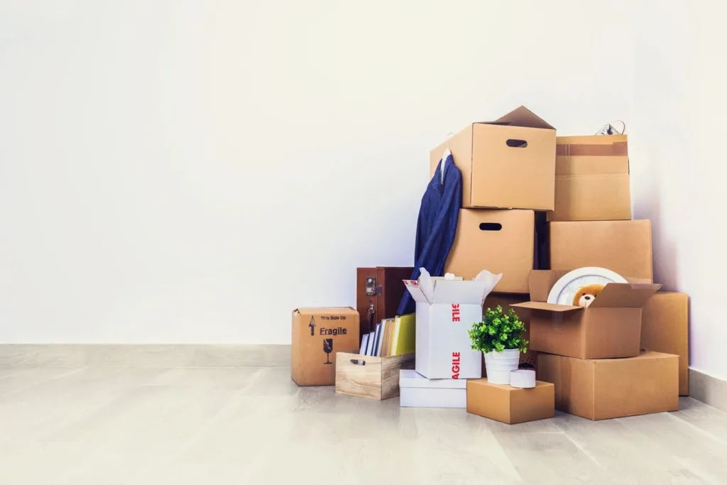 decluttering before a U-Haul move